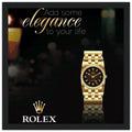 Rolex Elegance Vintage Poster Ad
