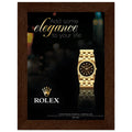 Rolex Elegance Vintage Poster Ad