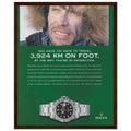Rolex Explorer Vintage Poster Ad