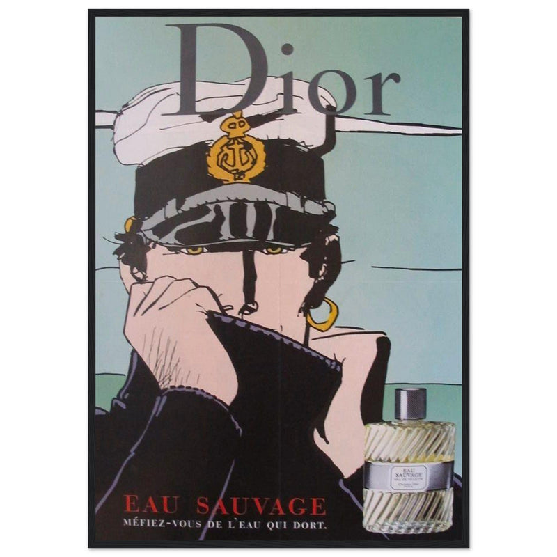 Dior Eau Sauvage Captain Vintage Poster