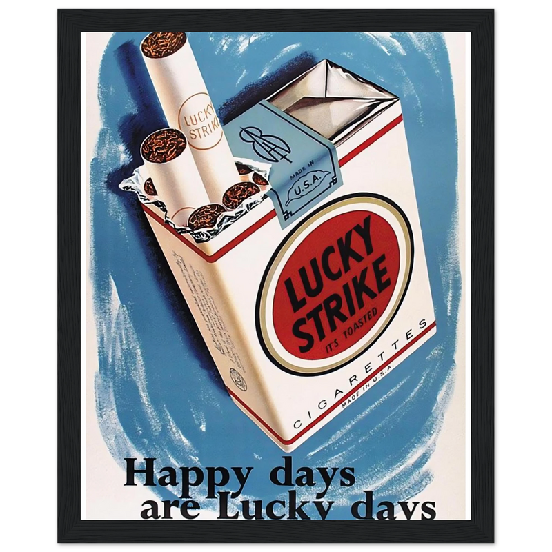Lucky Strike Vintage Poster - Happy Days