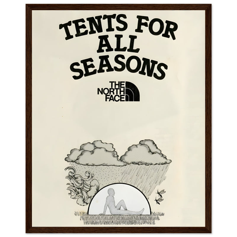 The North Face All Season Vintage Poster