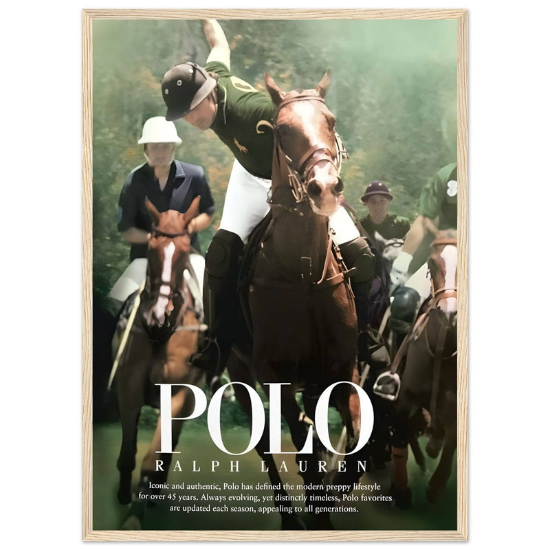Polo Ralph Lauren Iconic Vintage Poster
