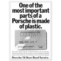 Porsche - 24 Hour Road Service Vintage Poster Ad
