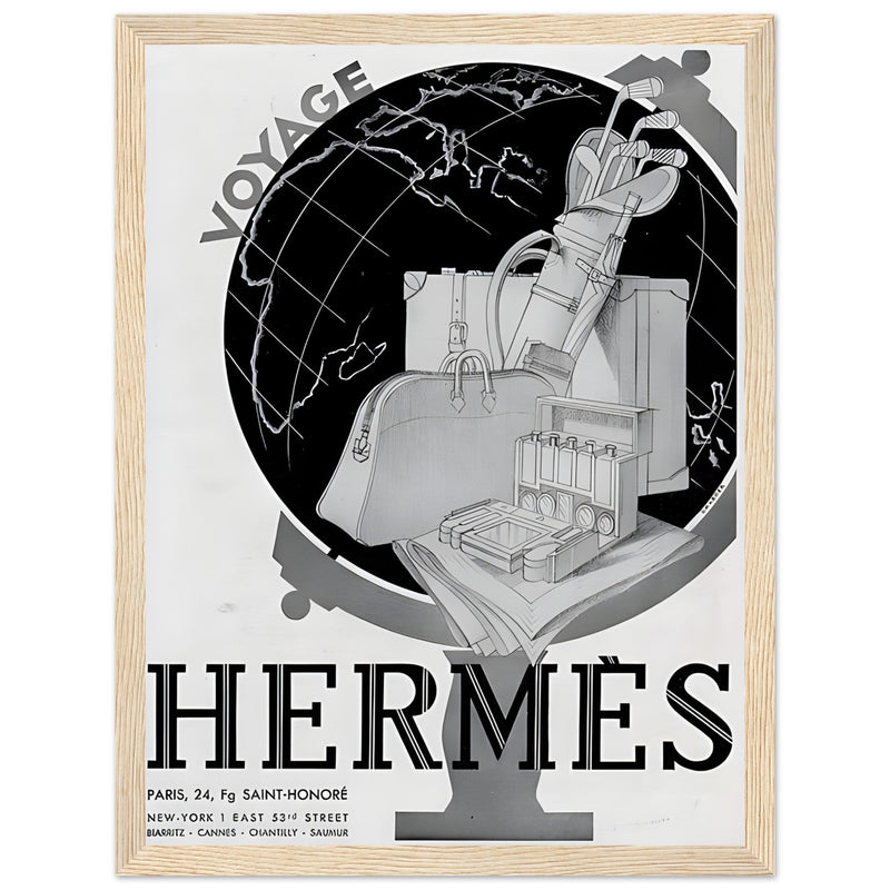 Hermes Voyage Vintage Poster