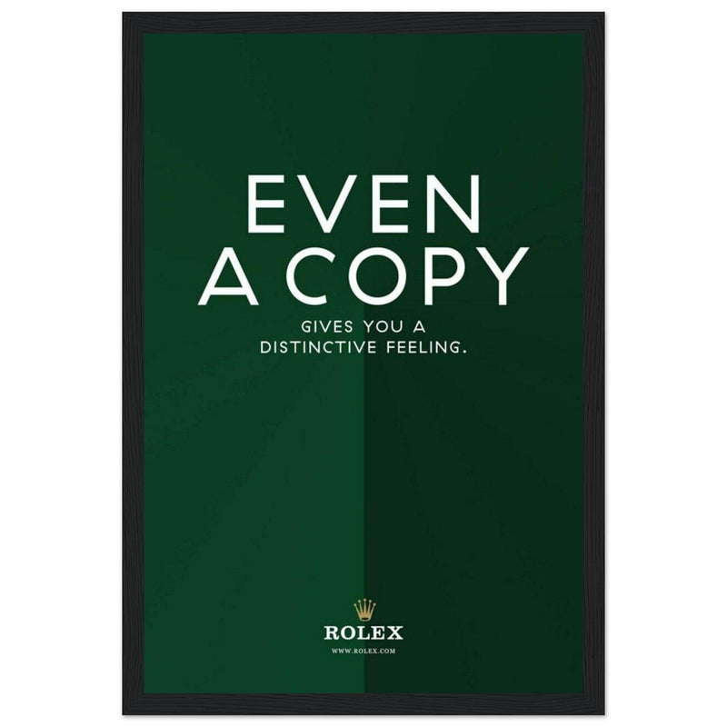 Rolex Distinctive Feeling Vintage Poster Ad