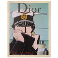Dior Eau Sauvage Captain Vintage Poster
