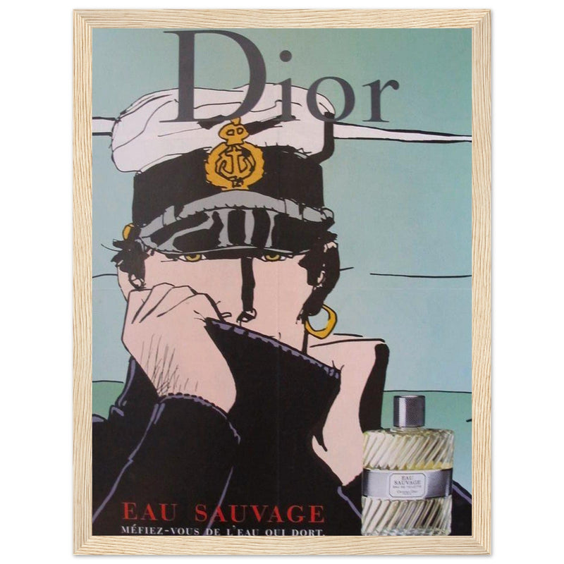 Dior Eau Sauvage Captain Vintage Poster
