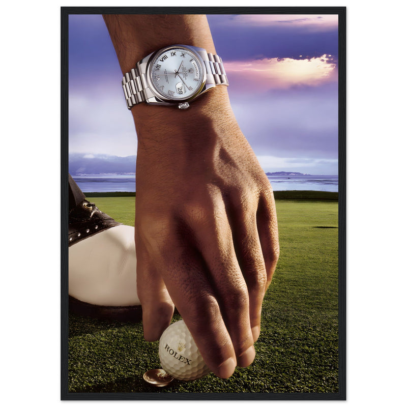 Rolex Day-Date Golfing Vintage Poster