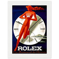 Rolex Clock Vintage Poster Ad