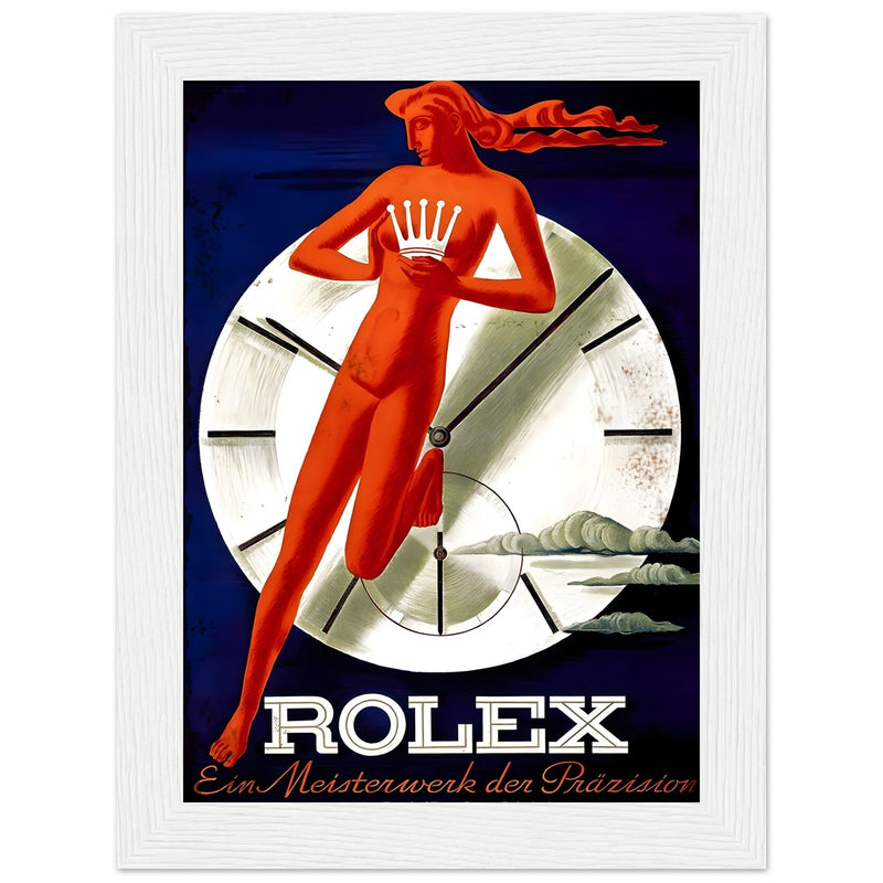 Rolex Clock Vintage Poster Ad