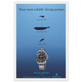 Rolex Deepsea Vintage Poster Ad