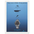 Rolex Deepsea Vintage Poster Ad