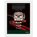 Rolex Live For Greatness Vintage Poster Ad