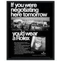Rolex Datejust Geneva Vintage Poster Ad