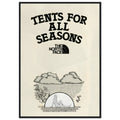 The North Face All Season Vintage Poster