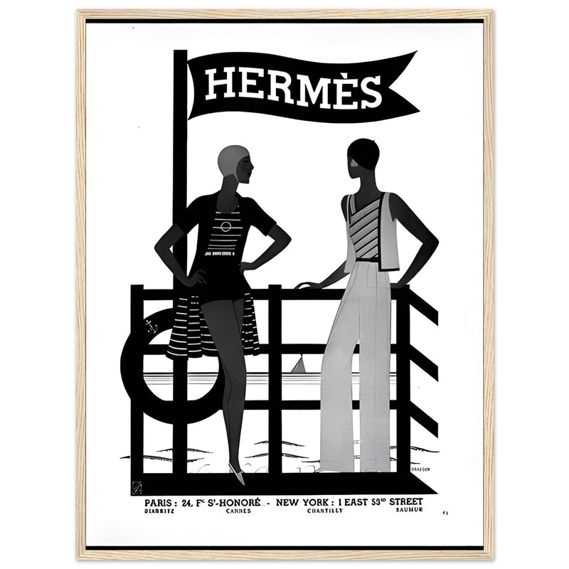 Hermes Flag Vintage Poster Ad