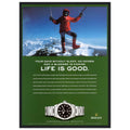 Rolex Life is Good Vintage Poster Ad