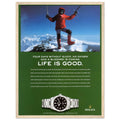 Rolex Life is Good Vintage Poster Ad