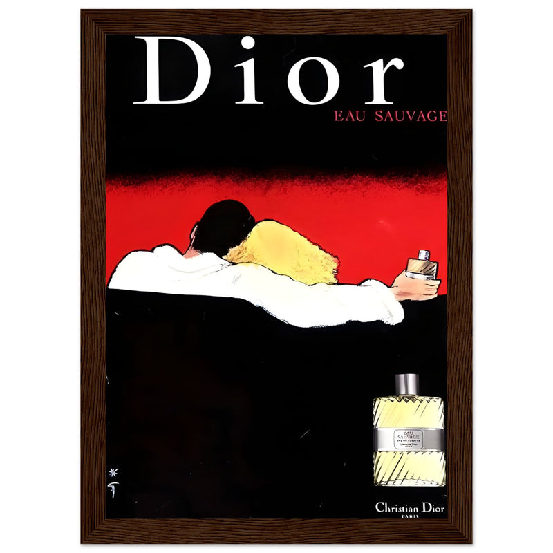 Dior Eau Sauvage Vintage Poster Ad