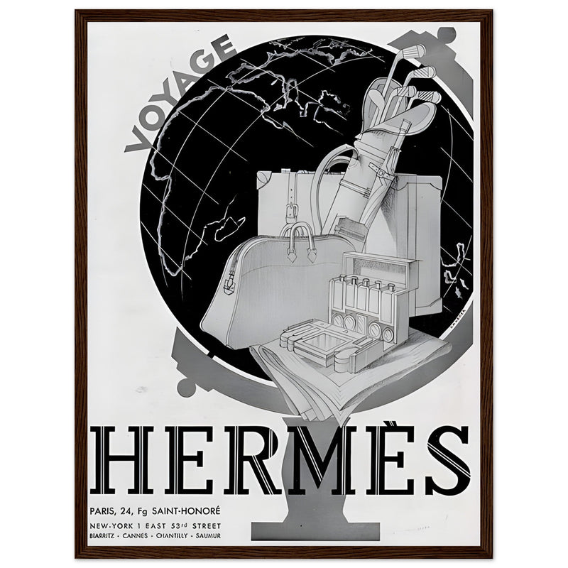 Hermes Voyage Vintage Poster
