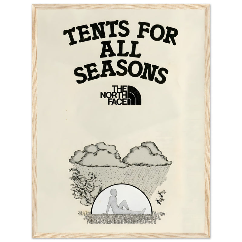 The North Face All Season Vintage Poster