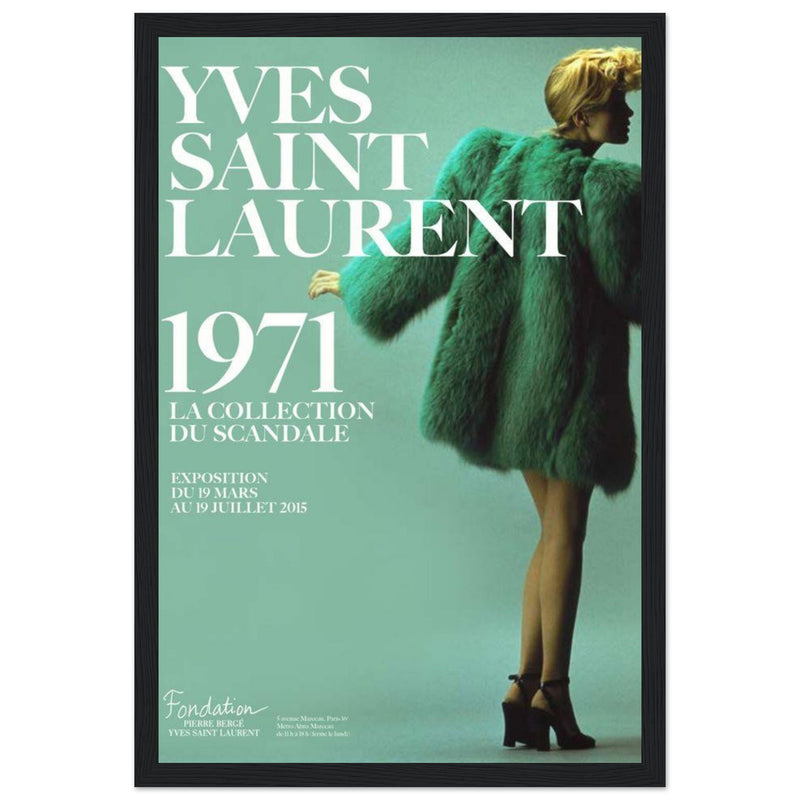 YSL 1971 Vintage Poster