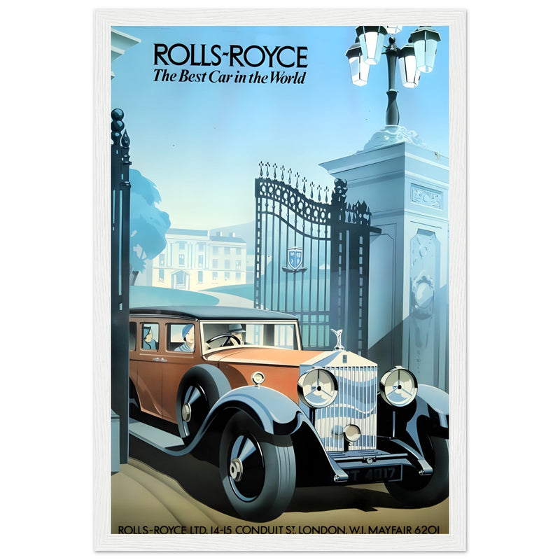 Rolls-Royce Best Car In The World Vintage Poster Ad