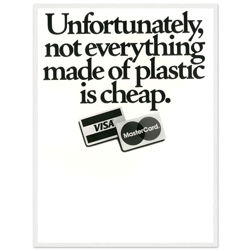 Visa Mastercard Vintage Poster