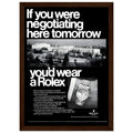 Rolex Datejust Geneva Vintage Poster Ad