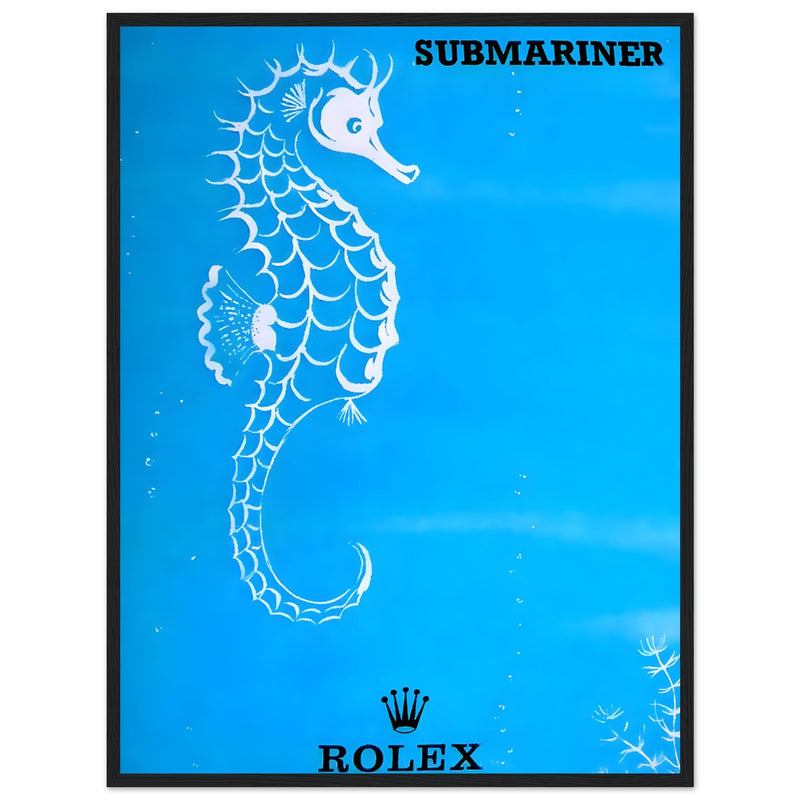 Rolex Submariner Vintage Ad Poster