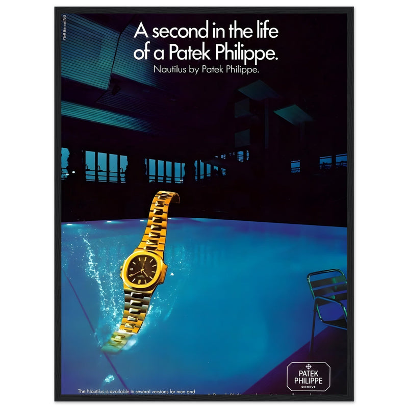 Patek Philippe A Second In the Life Vintage Poster