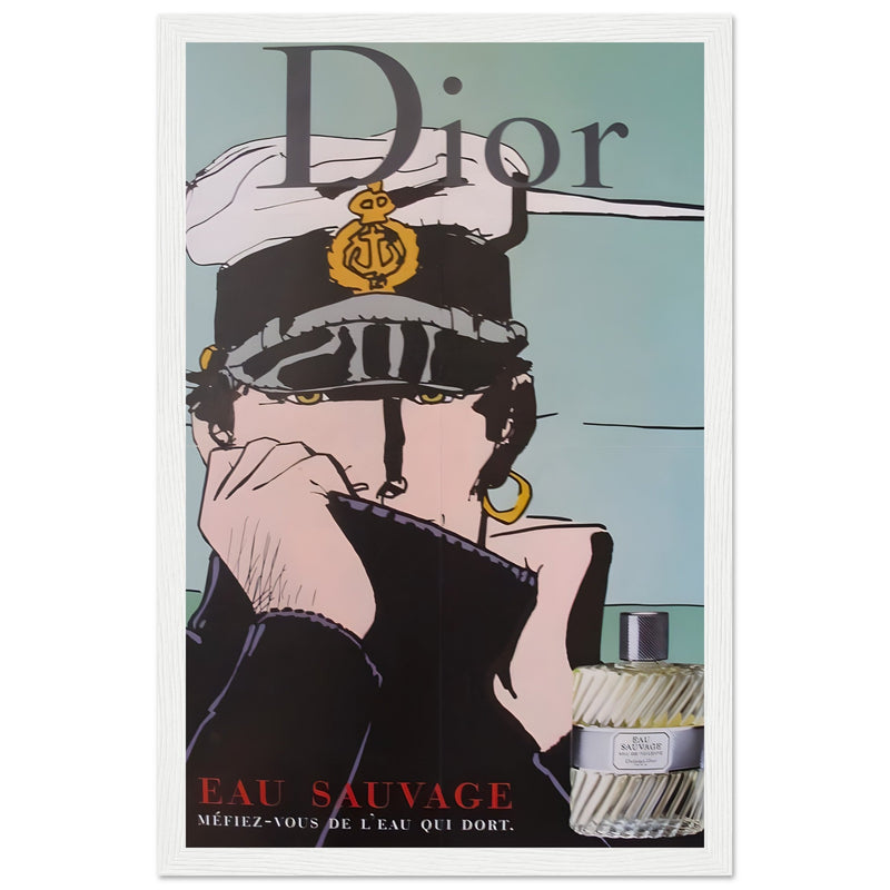 Dior Eau Sauvage Captain Vintage Poster