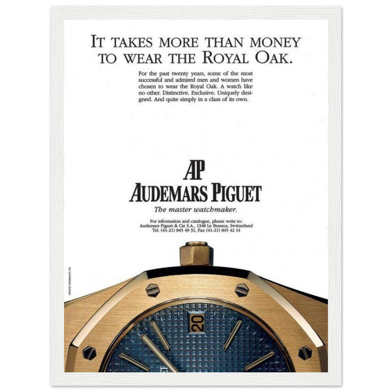 Audemars Piguet Master Watchmaker Vintage Poster Ad