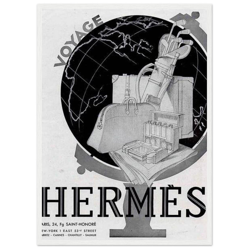 Hermes Voyage Vintage Poster