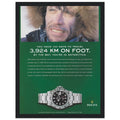 Rolex Explorer Vintage Poster Ad