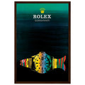 Rolex Submariner Fish Vintage Poster Ad - Premium Matte Paper