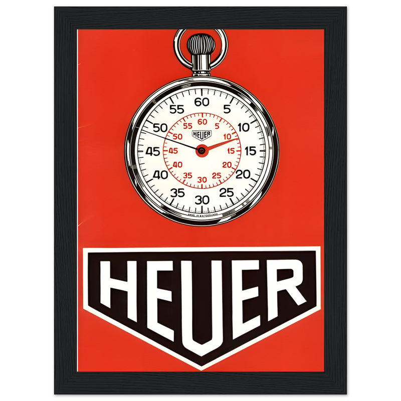 Heuer 1963 Vintage Poster Ad