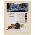Rolex Yacht Submariner Vintage Poster Ad