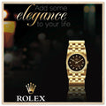 Rolex Elegance Vintage Poster Ad