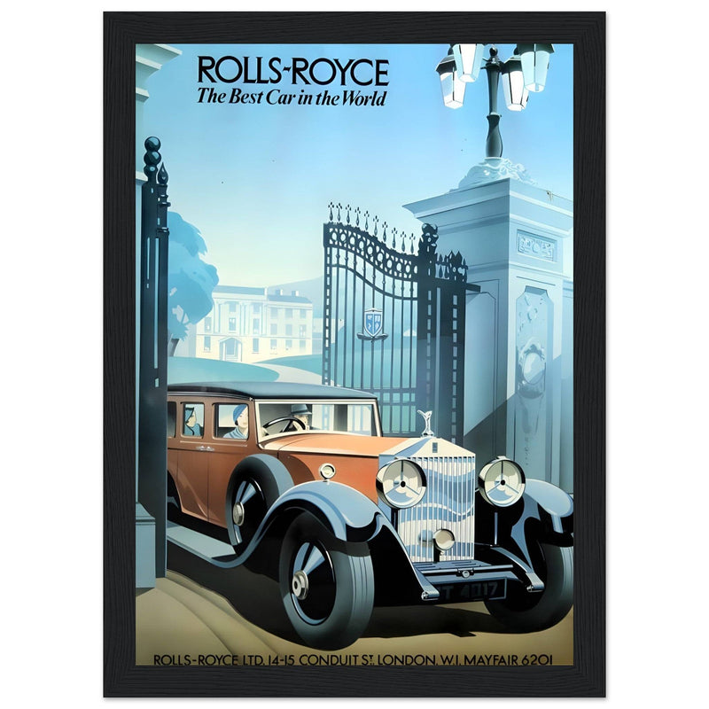 Rolls-Royce Best Car In The World Vintage Poster Ad