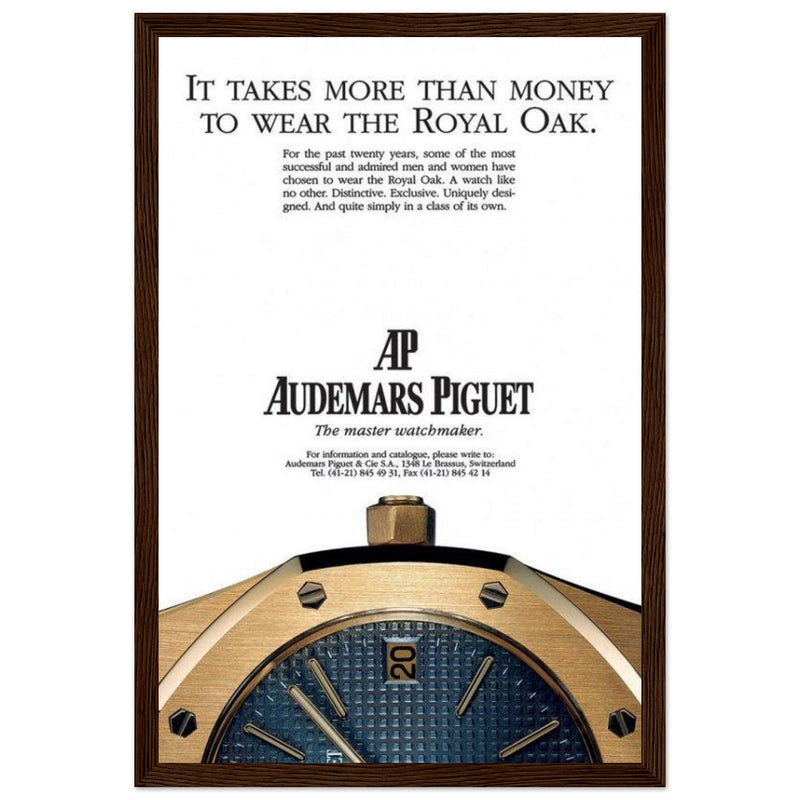 Audemars Piguet Master Watchmaker Vintage Poster Ad