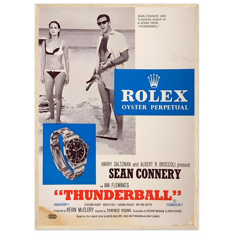 Rolex Sean Connery Vintage Poster Ad
