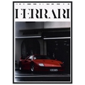 Ferrari Red Vintage Poster Ad