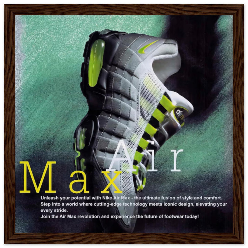 Nike Air Max Vintage Poster Ad
