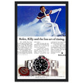 Rolex Alpine Gold Medal Sweep Vintage Poster