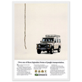 Land Rover Defender Vintage Poster