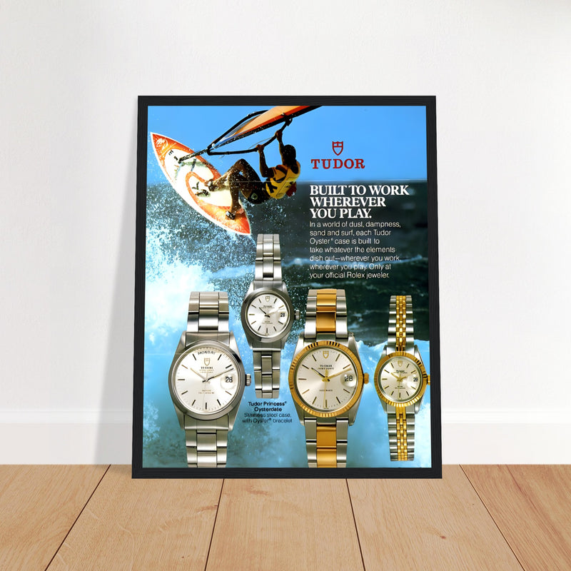 Tudor Vintage Poster Ad