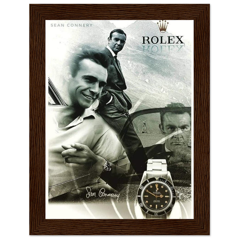 Rolex Sean Connery Vintage Rolex Poster Ad