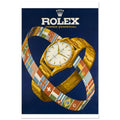 Rolex Advertising Golden Age Oyster Perpetual Vintage Poster